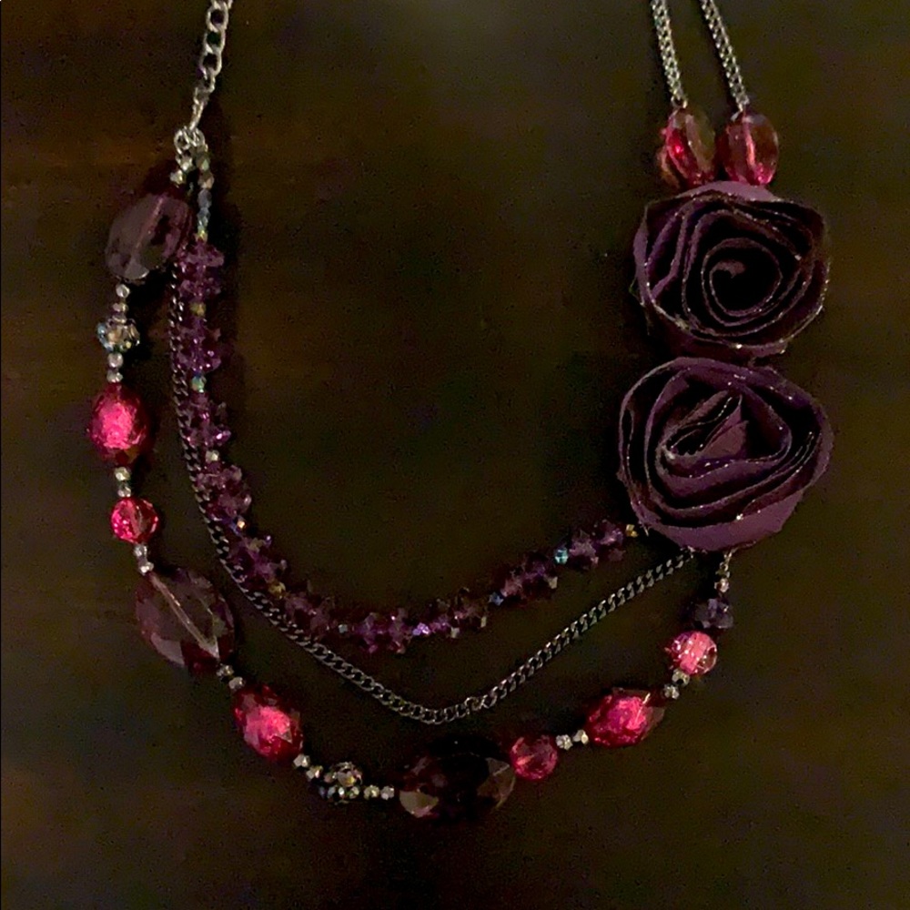 Purple necklace